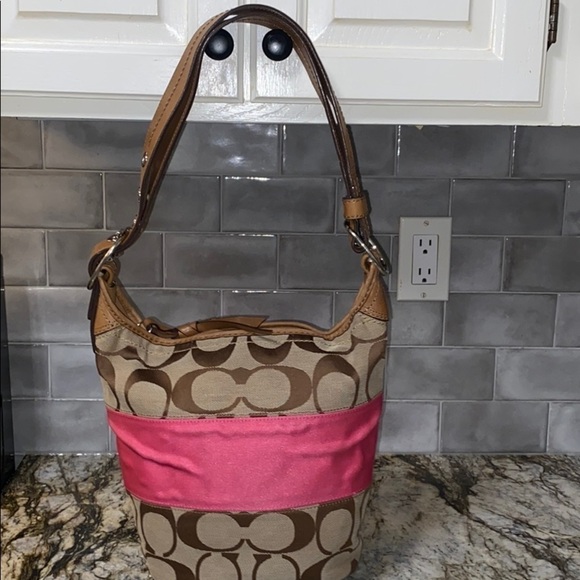 COACH SIGNATURE RUGBY DUFFLE BAG #13362 - Picture 5 of 10